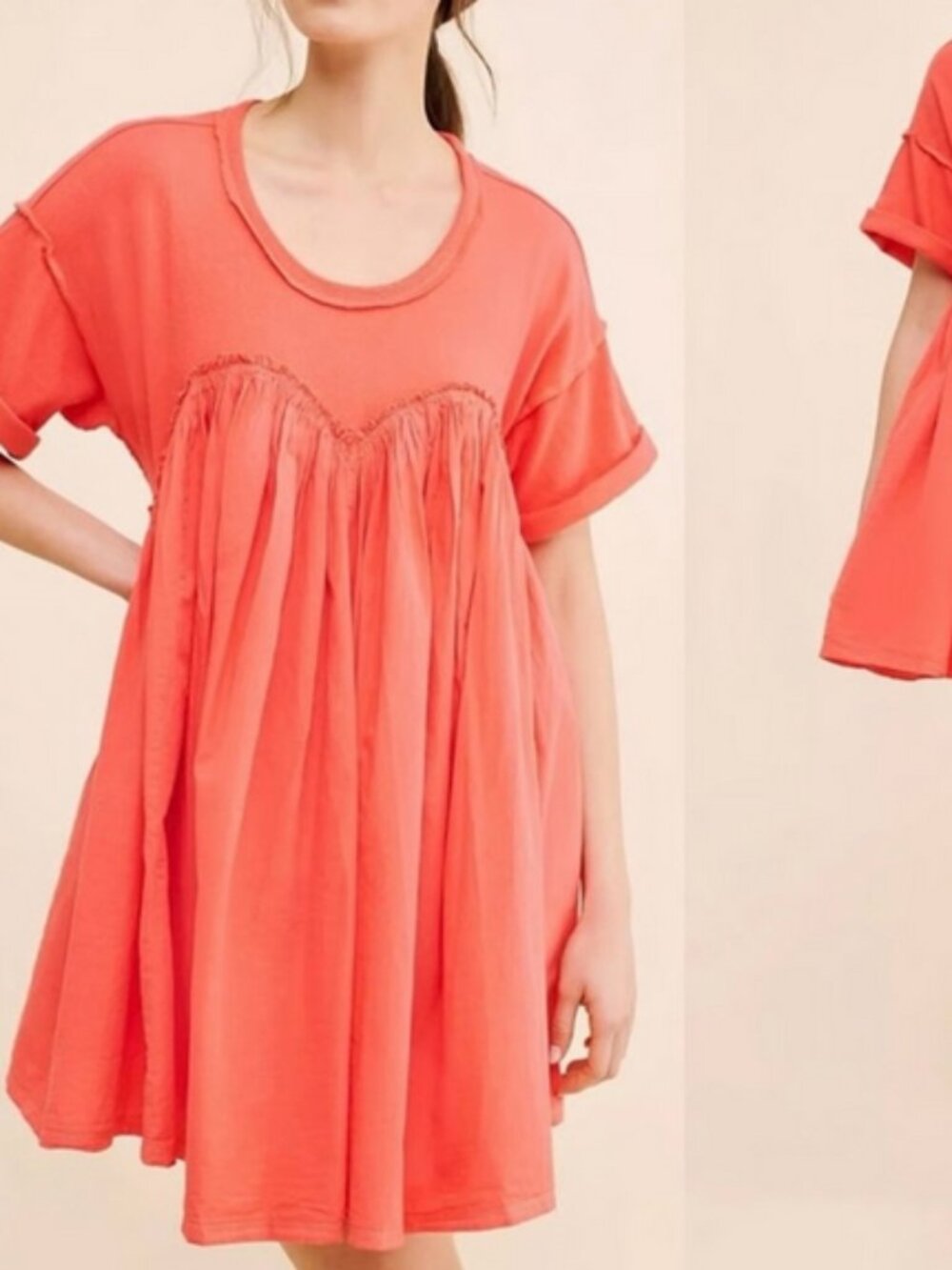 Free People Catalina Babydoll Mini Dress S